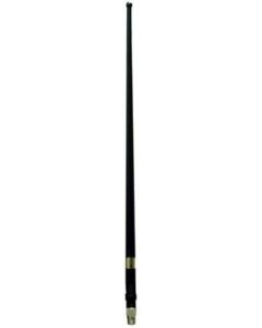 Pro Trucker 15" Flexible Rubber CB Radio Antenna with Tuneable Rings and Standard Base - Black