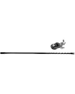 Aries Automotive ARIES 10822 SINGLE 4` FOOT 500 WATT CB RADIO ANTENNA KIT W/MIRROR MOUNT AND COAX (BLACK)