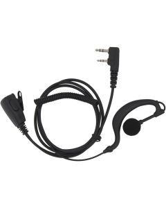 AOER 2 pin Curve Ear Hook Earpiece for Two-Way Radio Walkie Talkie Kenwood TK-378 TK-378G TK-430 TK-431 Wouxun KG-UV1D KG-UV2D KG-UVDIP Puxing PX333 PX888 PX888K PX328