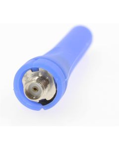 AOER Short Antenna SF210 UV Dual Band VHF 136-174MHz 400-470MHz Soft Antenna SMA-Female for Kenwood TK-372 TK-372G TK-3100 BAOFENG UV5R 888S Handheld Radio(Blue)