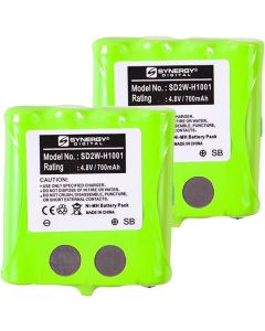 Synergy Digital Midland BATT8R 2-Way Radio Battery Combo-Pack Includes: 2 x SD2W-H1001 Batteries