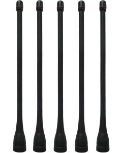 5 X UHF Whip Antenna for ICOM 2 Way Radio IC-F21 F21S F21BR F24 F80 IC-F4000 F4011 F4021 F4061 F4161 FA-SC57U