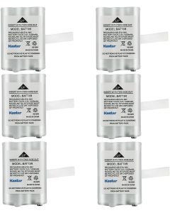 Kastar 6 Pack BATT3R Battery Replacement for Midland BATT3R BATT-3R, AVP14 MID-AVP14, LXT600 LXT-600, LXT630 LXT-630, LXT630X3 LXT-630X3, LXT633 LXT-633, T50, T60, T51, T61, T55, T65, X-Talker Radios