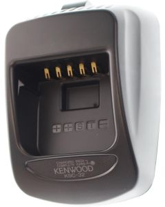 Kenwood Original KSC-32 (K) Tri-Chemistry Rapid Rate Charger - Compatible Radios: TH-D72A, TK-2180, TK-3180, TK-5210, TK-5310 - Compatible Batteries: KNB-31A/32N/33L/41NC/43L/45L/47L/48L/50NC/54N