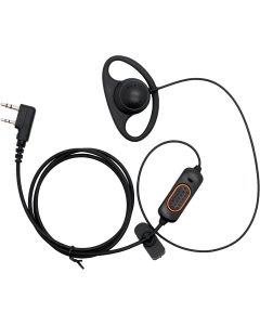 Seekingtec 2 Pin Earpiece Compatible with Arcshell AR-5 AR-6 Baofeng UV-5R UV-82 BF-888 BF-F8HP Kenwood Two Way Radio Walkie Talkie Headset with Mic PTT Surveillance Kits(1 Pack,2.5&3.5mm)