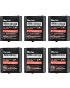 Kastar 6-Pack 3.6V 53615 Battery Compatible with Motorola Talkabout T200, Talkabout T260, Talkabout T265, Talkabout T280, Talkabout T400, Talkabout T460, Talkabout T461, Talkabout T465, Talkabout T800